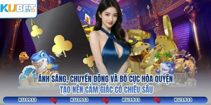 Ánh sáng, chuyển động và bố cục hòa quyện tạo nên cảm giác có chiều sâu ku3933